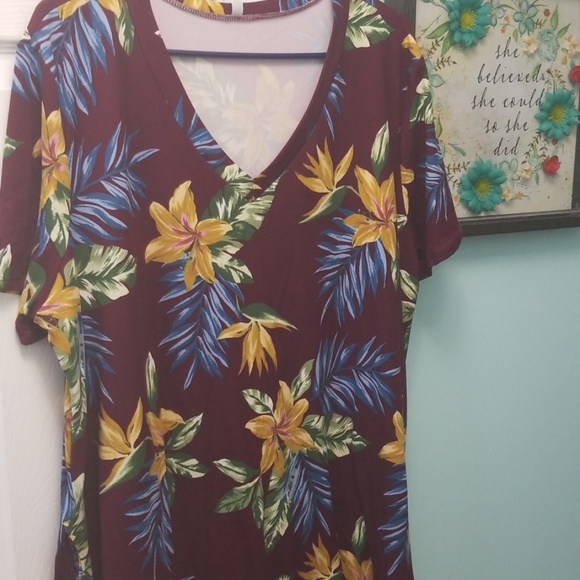 Floral tunic/dress - Picture 1 of 2